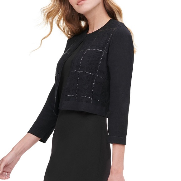 Tommy Hilfiger black cardigan Medium New - Picture 2 of 4